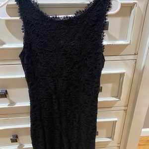 Black lace dress